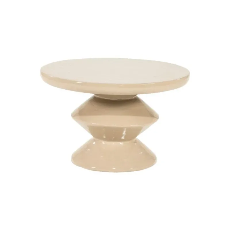 Circolo small Couchtisch 60x60x38 cm Eisen taupe