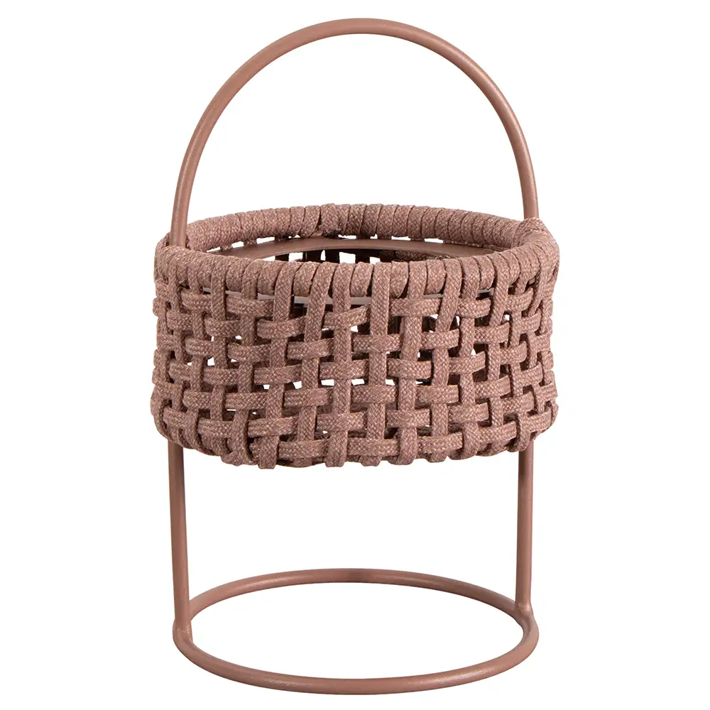 Illusion lampe Dark rose, Soft Rope