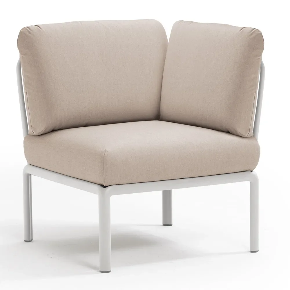 Komodo Eckstück Weiß - Canvas Sunbrella