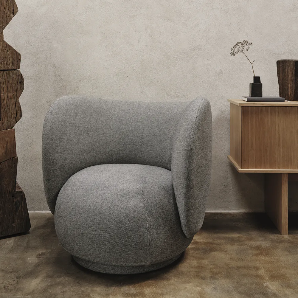 Rico Lounge sessel Main Line Flax - Navy