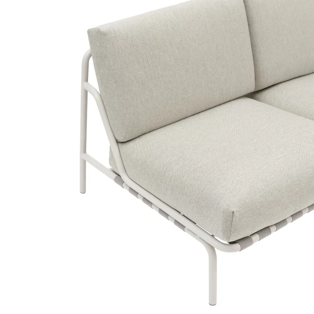 Lounge-Sofa Settle 2-seater Laze 1/Grey