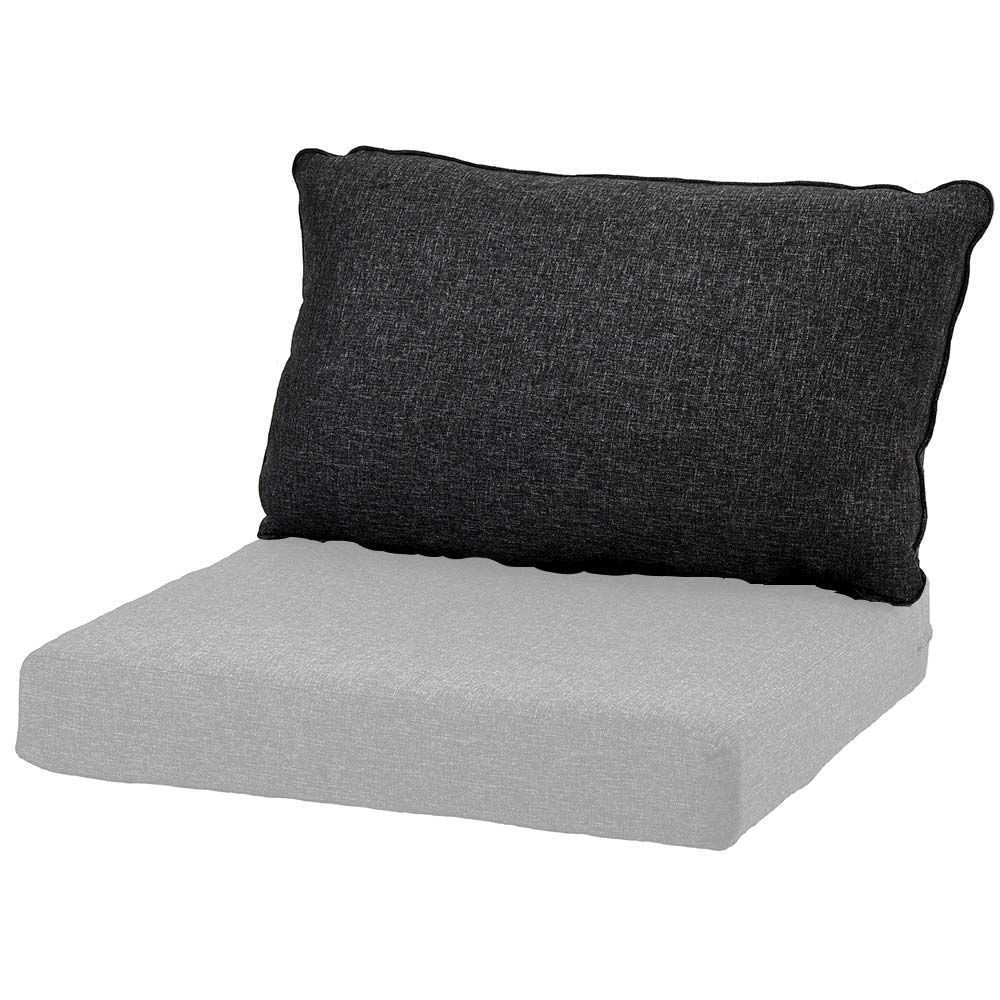 Rückenkissen Isolde W65 H38 Schwarz #591 