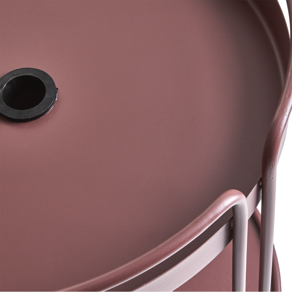 SHADY Beistelltisch – Zin Red