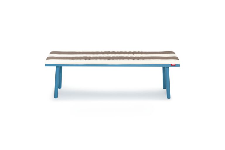 Fred's bench pillow Outdoor-Kissen stripe cacao