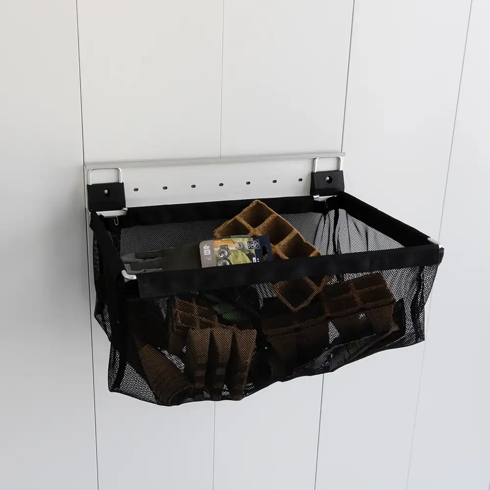 Abgehängter Gitterkorb Gartenhaus Neo