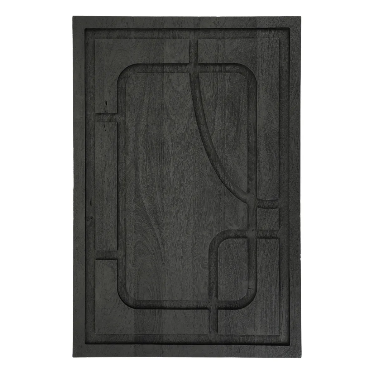 Kuzai 60x3x90 cm Holz schwarz