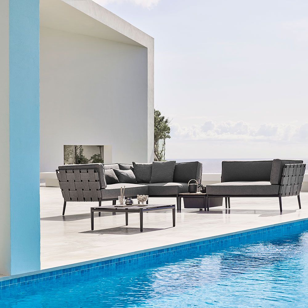 Conic Box Tisch Grau