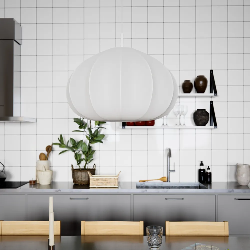 Ebba Deckenleuchte Ø60cm weiß