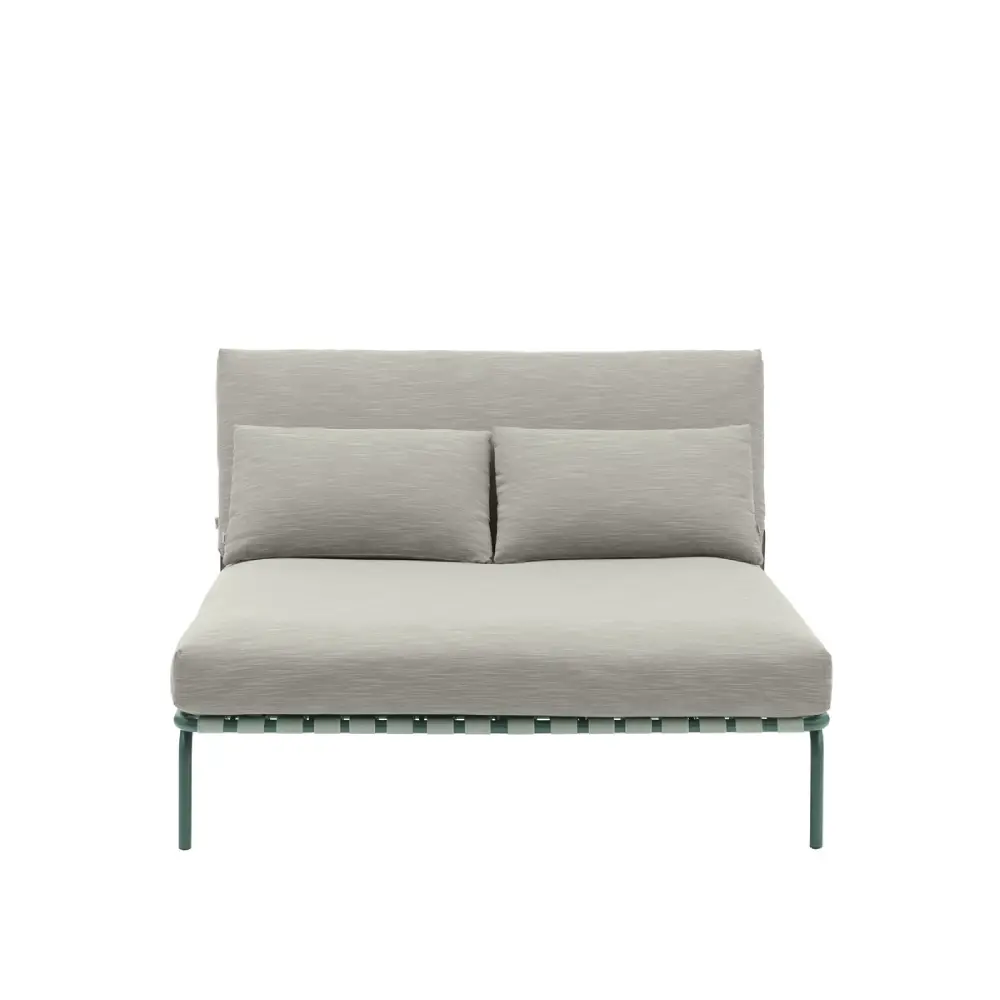 Lounge-Daybed Settle Ribbed Weave 2/Dark Green