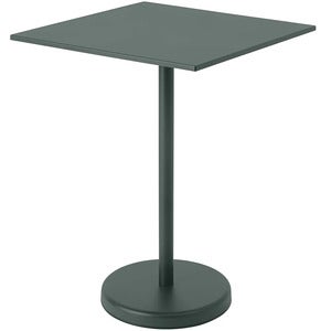 Linear Steel Stehtisch 70x70 h: 95 cm Dark Green 