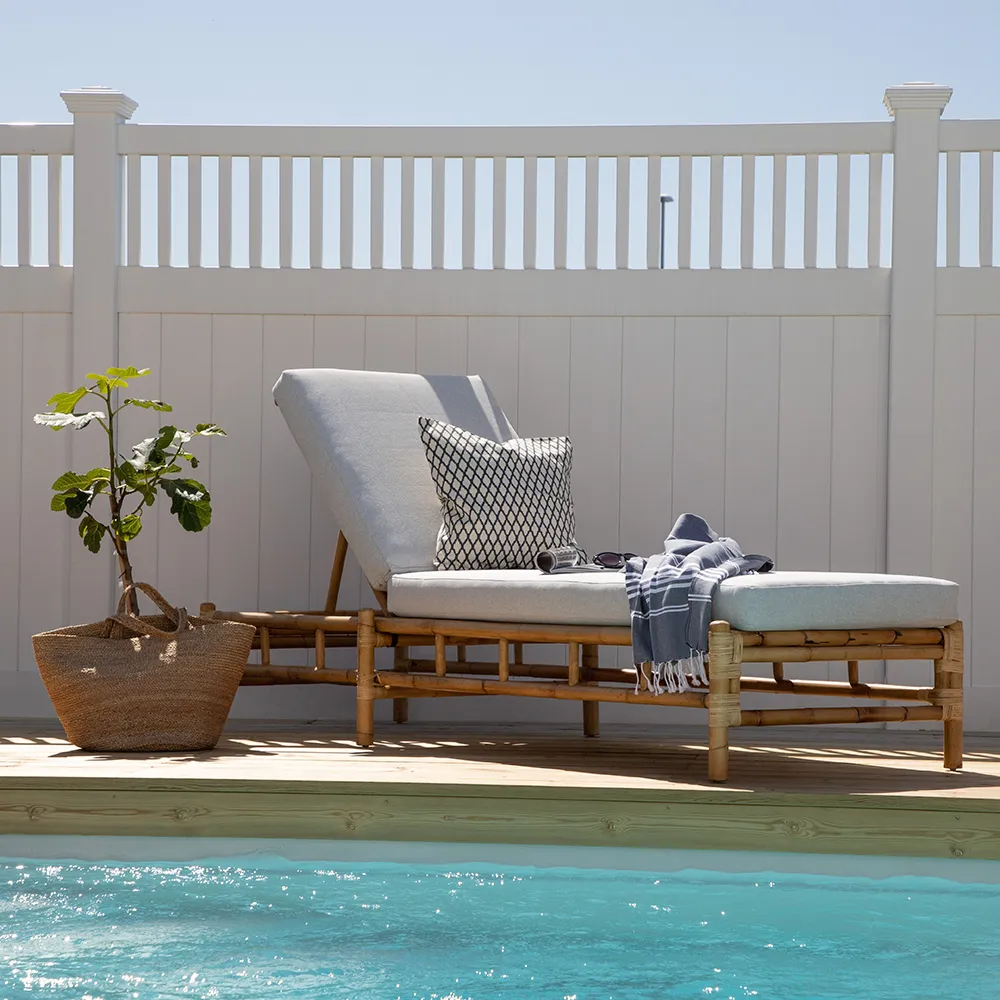 Cane Sonnenliege Bambus