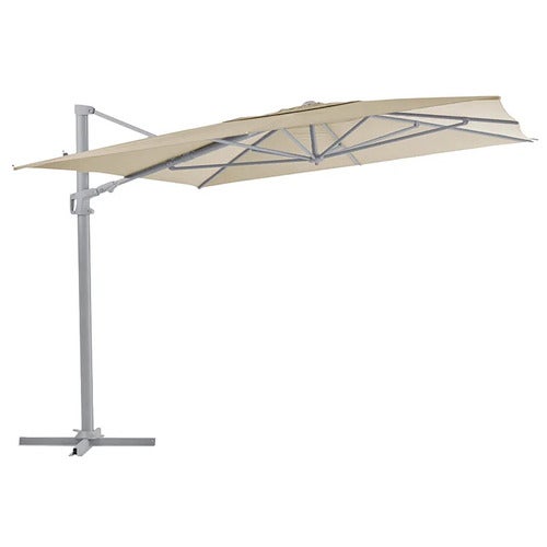 Vinovo sonnenschirm 300x400 cm Light grey / Khaki