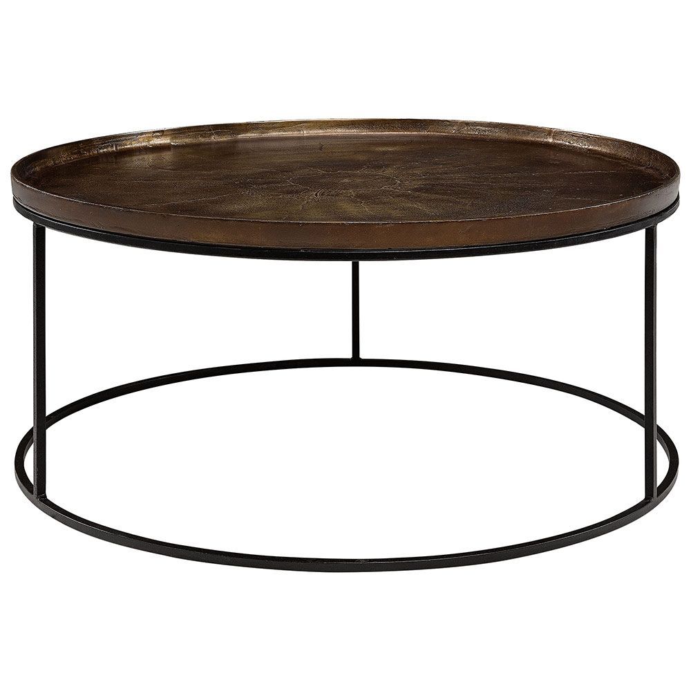 Fabio Vintage Couchtisch aus Messing