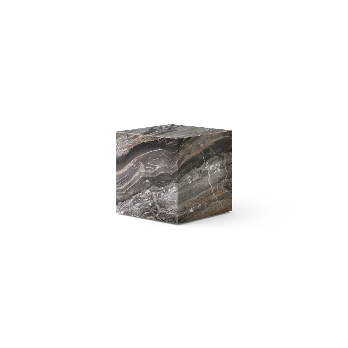 Plinth Tisch Marmor Grey Galaxy