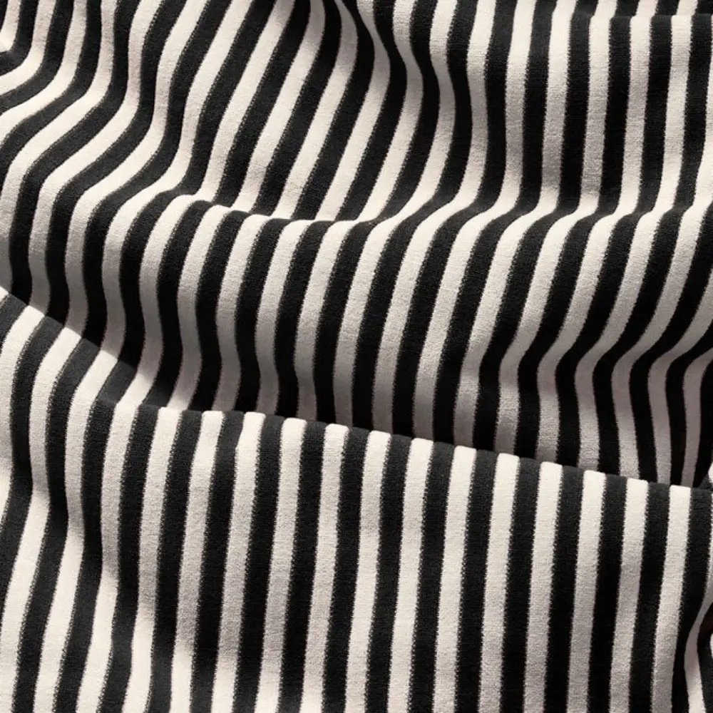 square kissen terry black creme