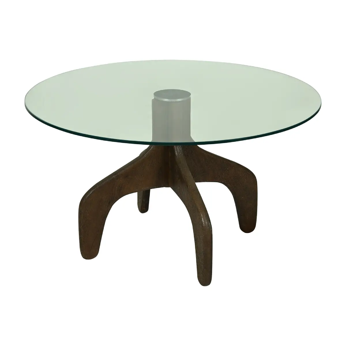 GIBSON Couchtisch Braun Ø 80 x H 45 cm