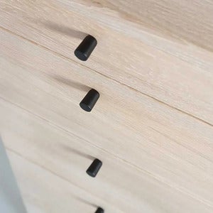 Cora Sideboard Hoch Eiche weiß geölt