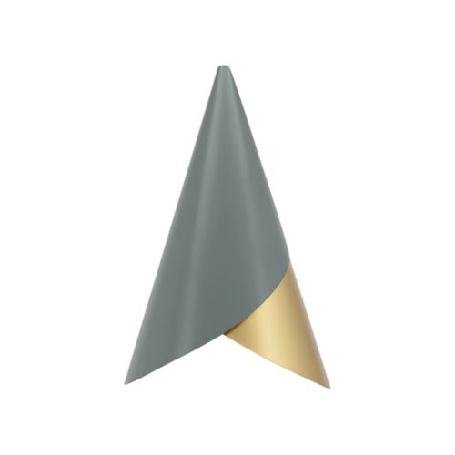 Cornet Lampenschirm Slate/Brass