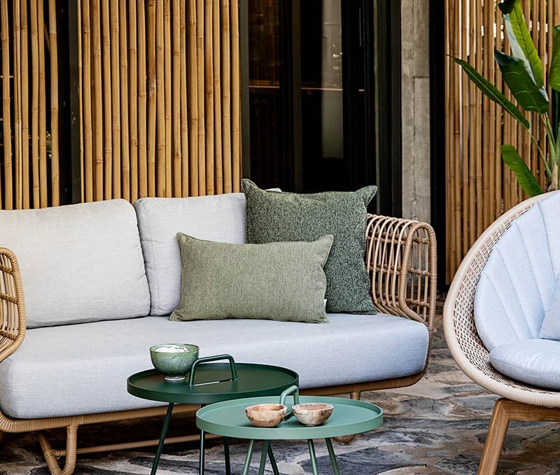 Woven Ornamental Kissen 52X32 cm Gelb