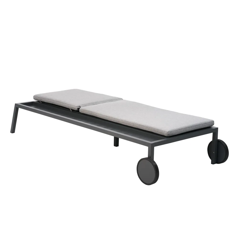 2er-pack Samvaro sonnenliege anthrazit Pearl Grey