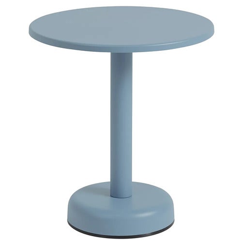 Linear Steel Couchtisch Ø42 cm Pale Blue