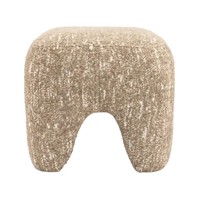 Bayo Hocker 46x46x43 cm Polyester taupe