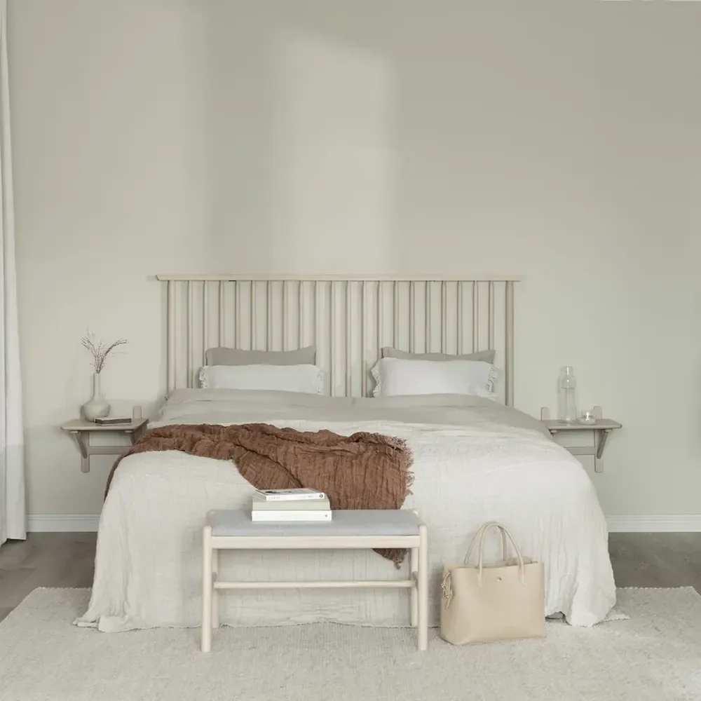 Riggins Kopfteil 194x84 cm weiß pigmentiert