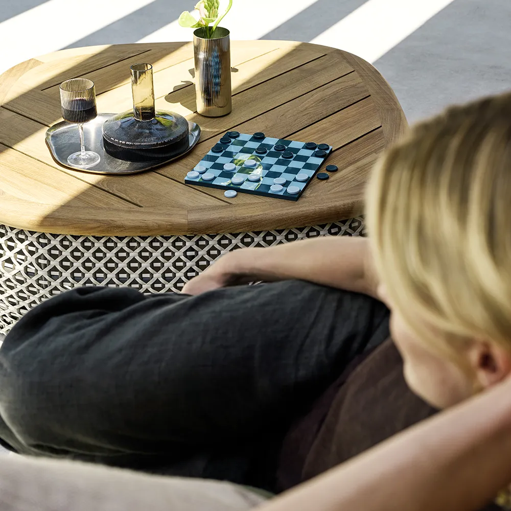 MDEAR Couchtisch DHQ pepper touch 0238 teak 0205