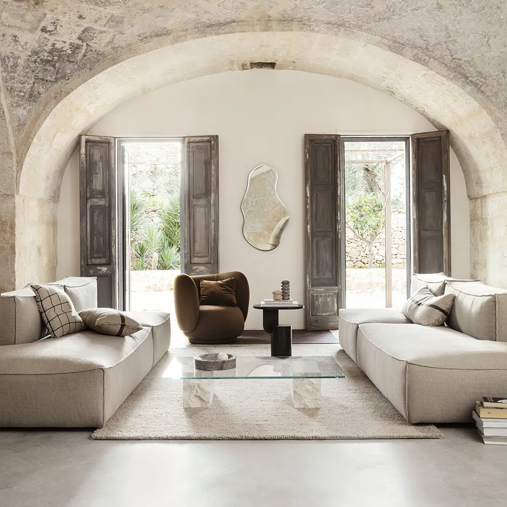 Insert Beistelltisch - Black stained