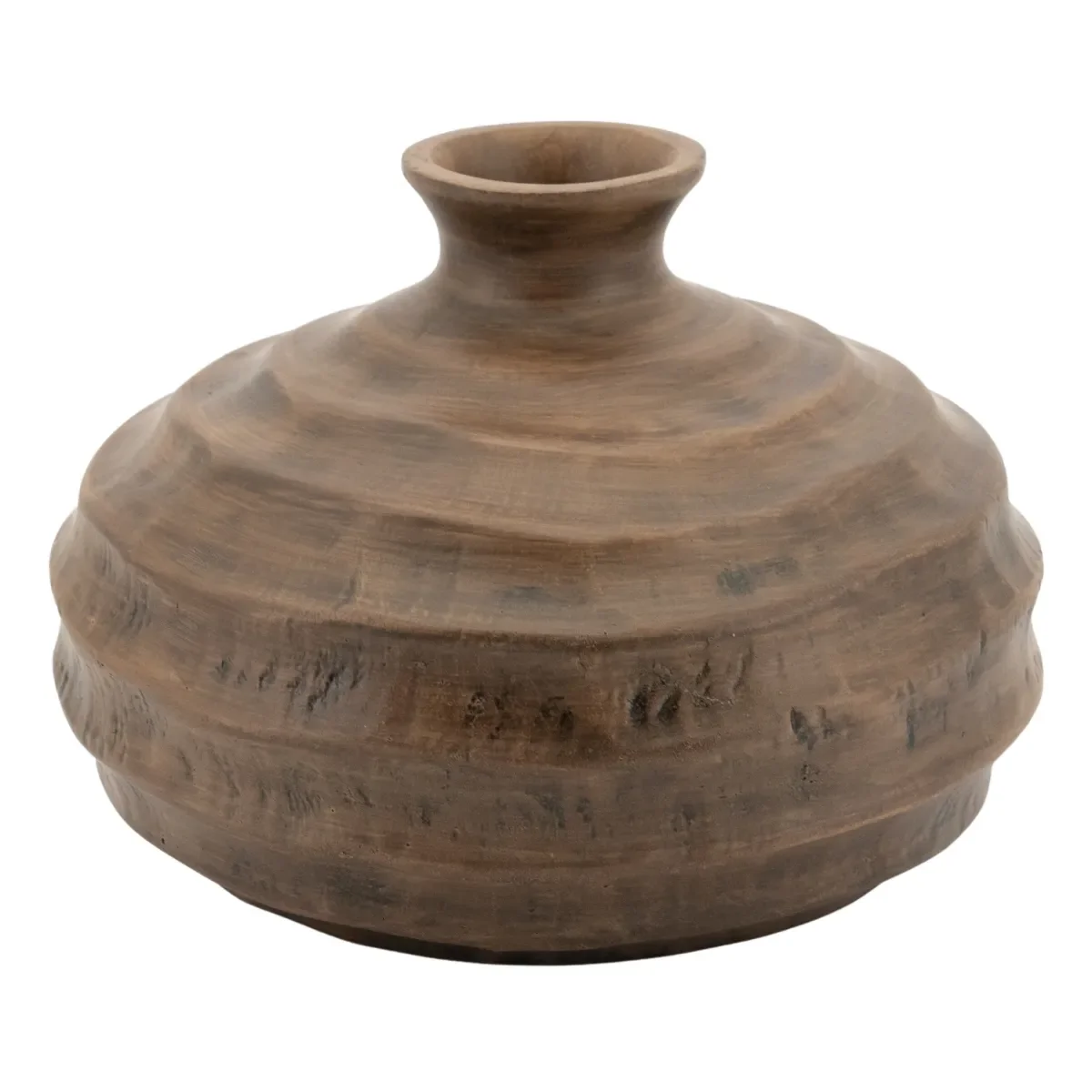 Ribera small 20,5x20,5x15 cm Polyresin Braun