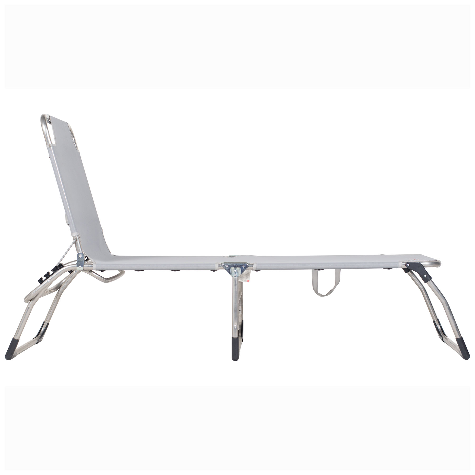 Amigo Sonnenliege xxl grau aluminium/textilene