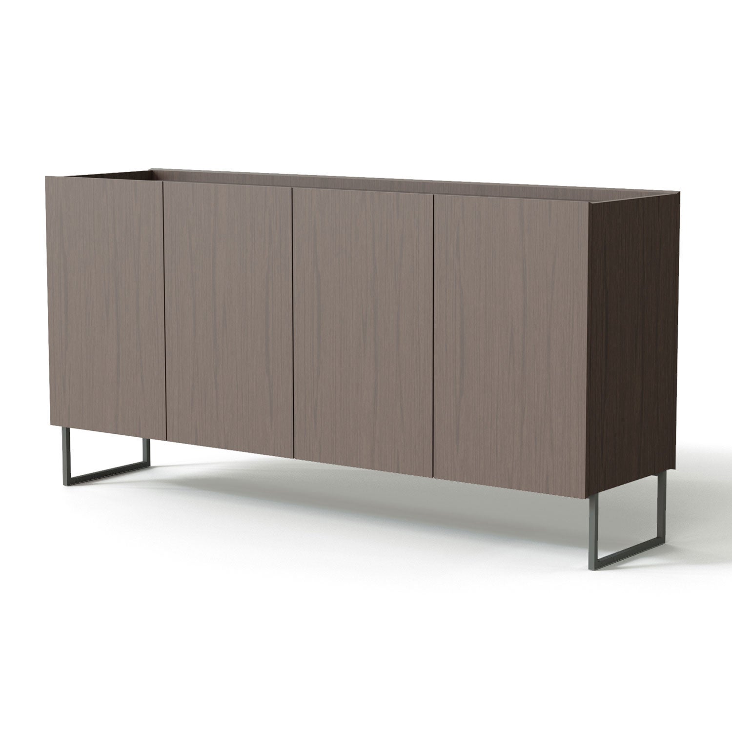 Sm404 Anrichte Nussbaum Naturöl 169X43X68Cm 