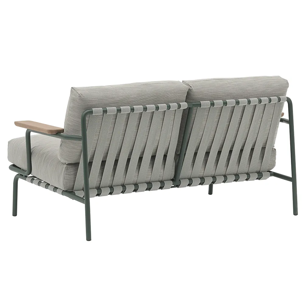 Settle 2-Sitzer Sofa Ribbed Weave 2/Dark Green 