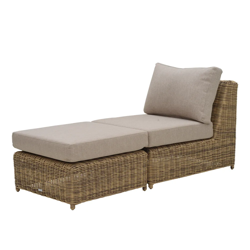 Glendon ottomane  Rustic / Beige