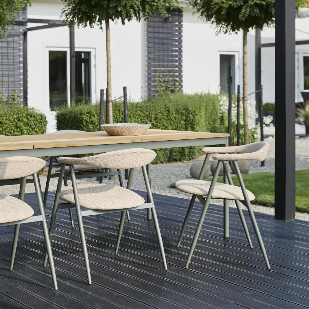 Stuhl mit Armlehne Barley/Nordic Green