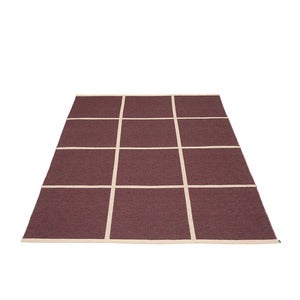 Gewebter Teppich Criss Burgundy 180x260 cm