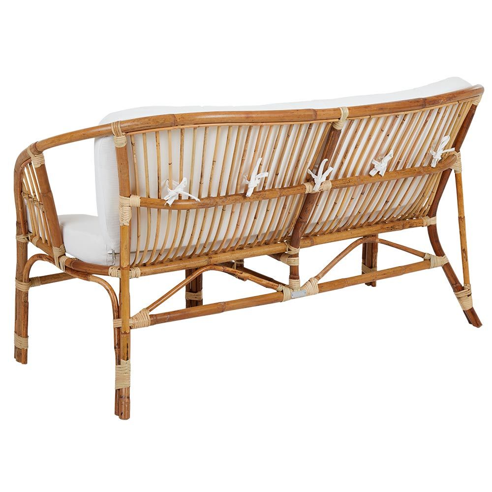 Astrakan 2-Sitzer Sofa natur/weiß