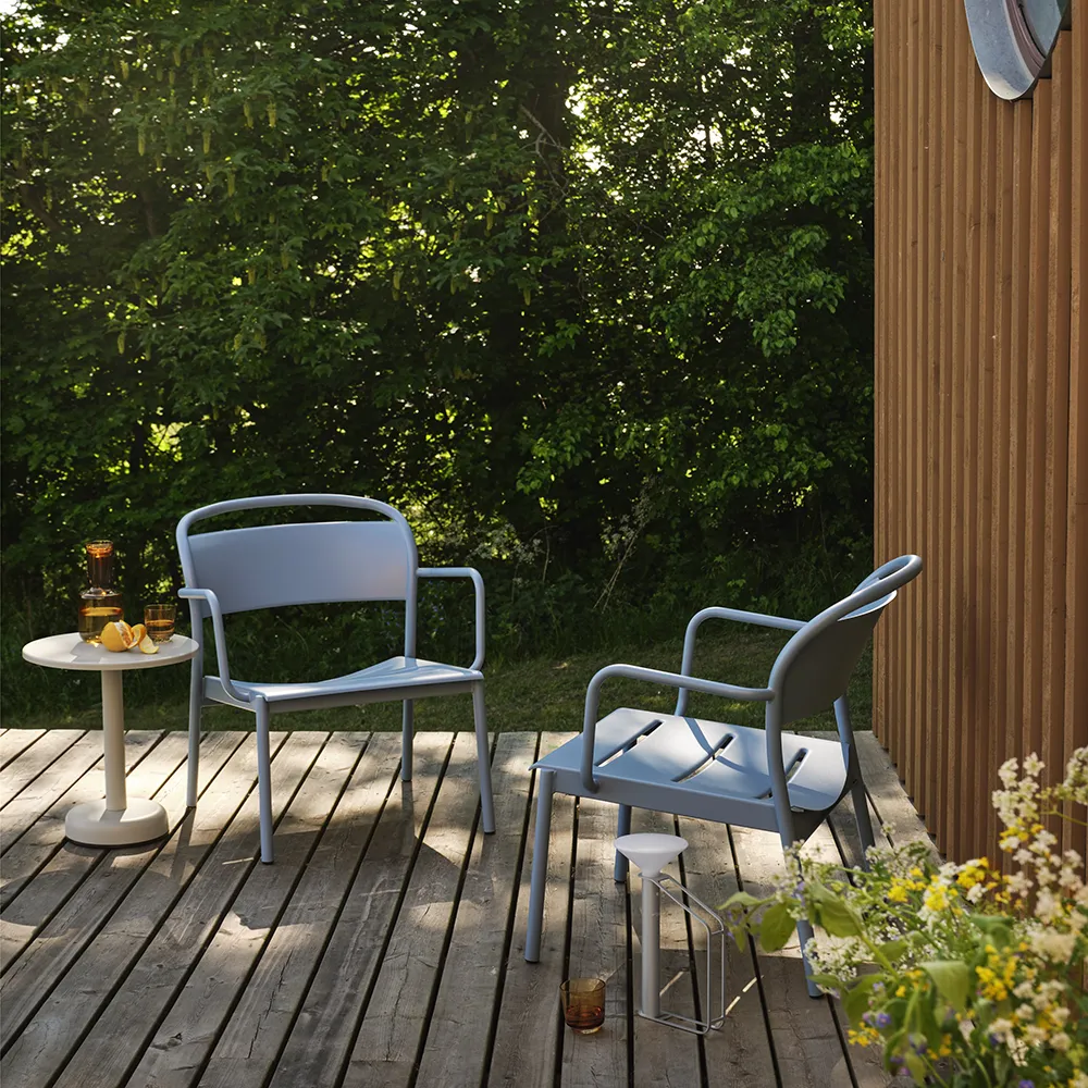 Linear Steel Sessel Dark Green 