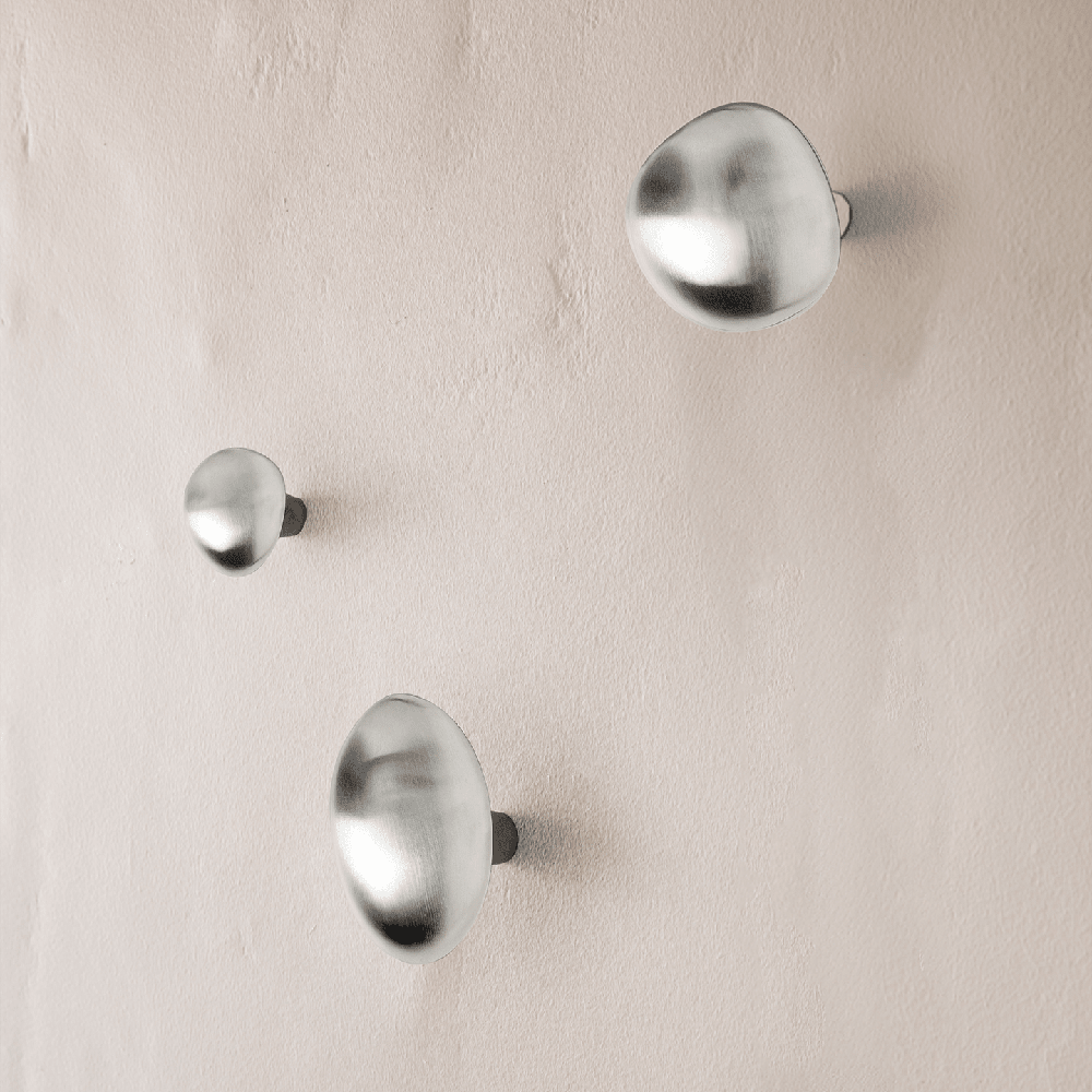 Mushroom Haken - Brushed Stainless Steel