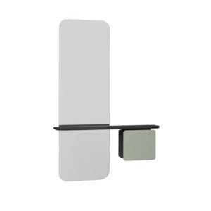 One More Look Spiegel Schwarze Eiche Nuance Olive