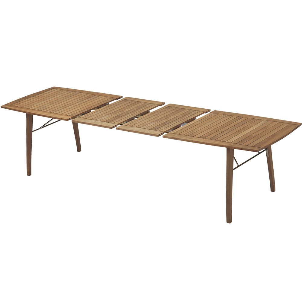 Ballare Esstisch 90x196 296 cm Teak