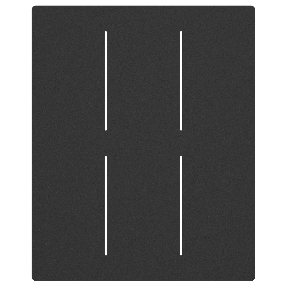 AVANTI Tischplatte Aluminium schwarz