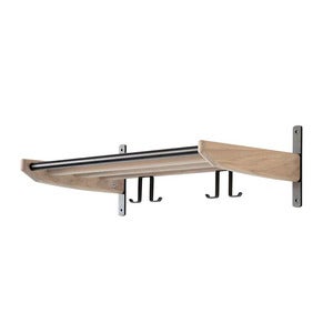 Cora Hutablage 59 cm Eiche weiß geölt