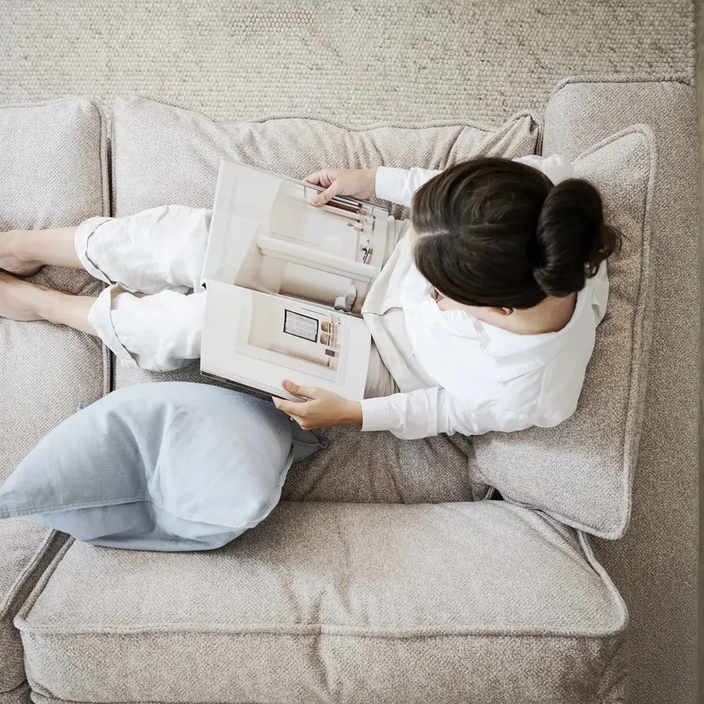 Rawlins Sofa 3-Sitzer Stoff Bobby beige