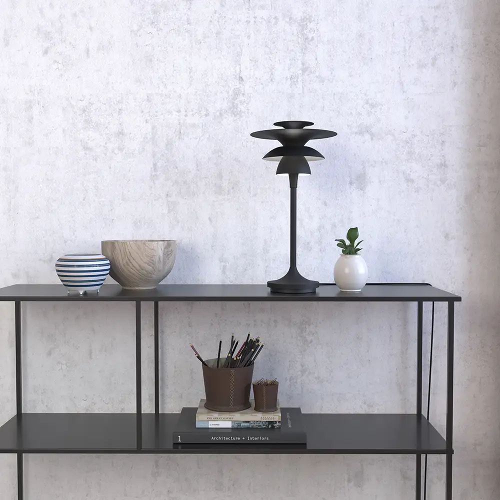 Picasso Tischleuchte 350 mm Matt Schwarz