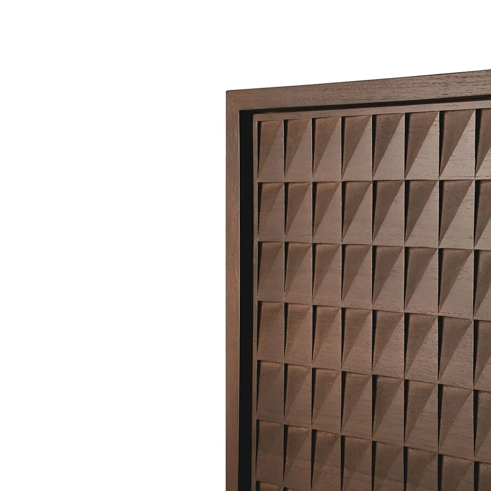 TV-Lowboard aus Teak Sono Light Brown L212 cm
