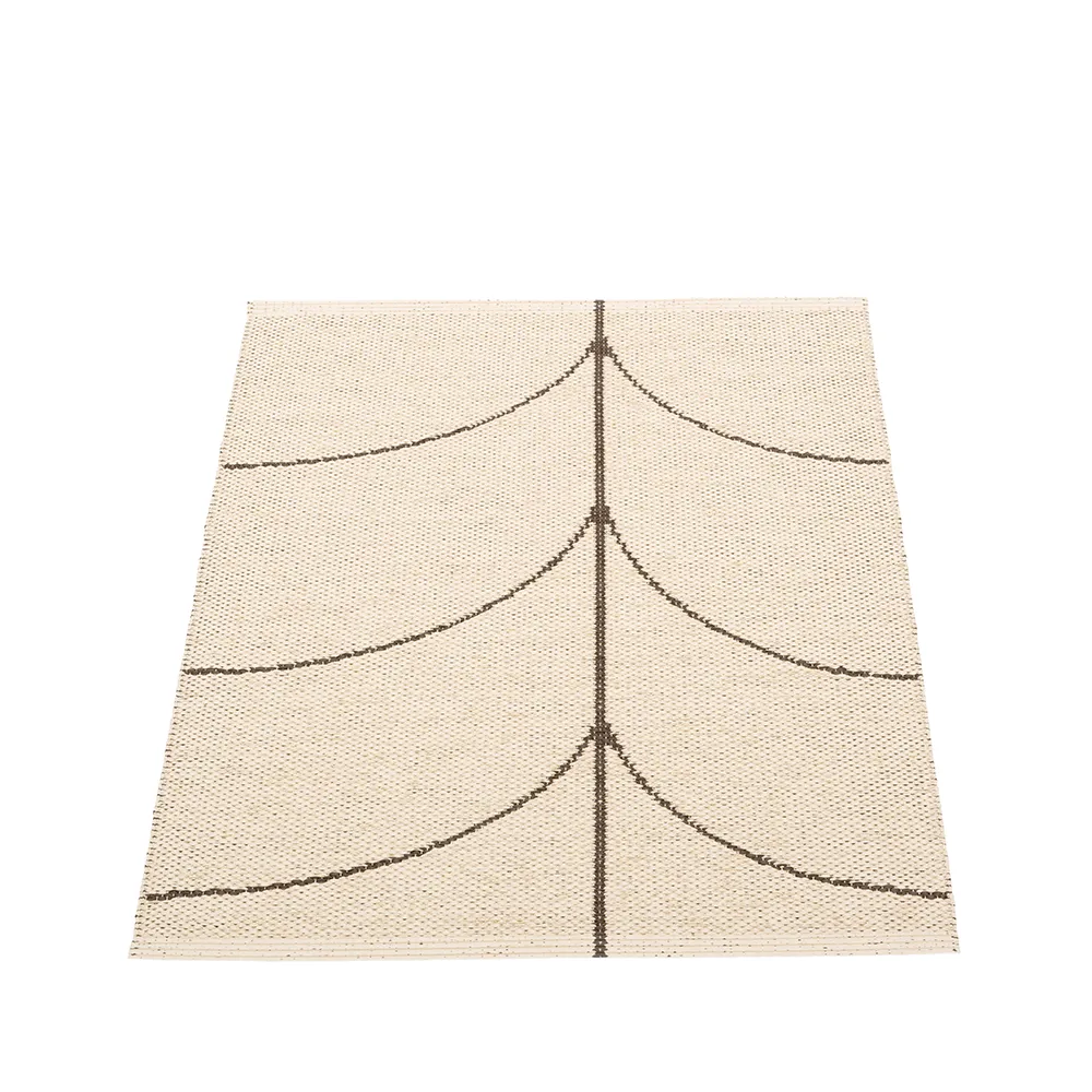 Gewebter Teppich Leif Dark Brown 70x90 cm