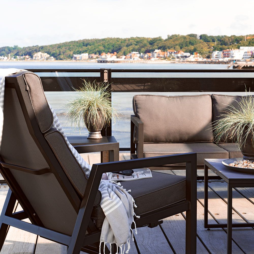 Belfort Beistelltisch 50x50 cm schwarz