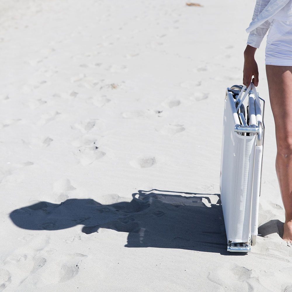 Amigo Sonnenliege orange Aluminium/Textilene