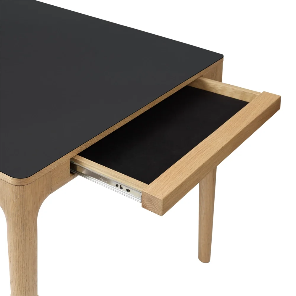 Heart'n'Soul Esstisch 200/300x90x75 Eiche/Schwarz